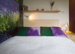 Jednolůžkový / Double pokoj mini s terasou - Pokoj mini Levandule (10)