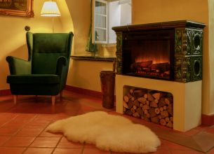 Pokoj Hop (Chmel) - 4. Hop Room_Fireplace