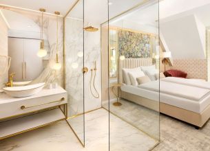 Ensuite studio s masážní vanou - apart