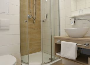 Jednolůžkový pokoj Comfort - Koupelna(sprchový kout)