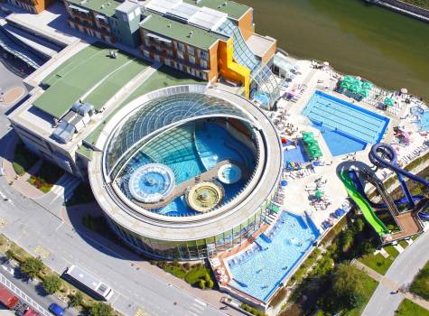 Hotel Thermana Park Laško - Thermal pools_from sky