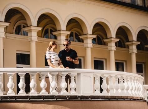 Falkensteiner Spa Resort  - Clients on the terrace