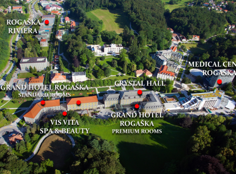 Grand Hotel Rogaška Superior - RogaskaSlatina - map