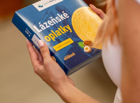 Lázeňský hotel Olga - obchůdek -oplatky