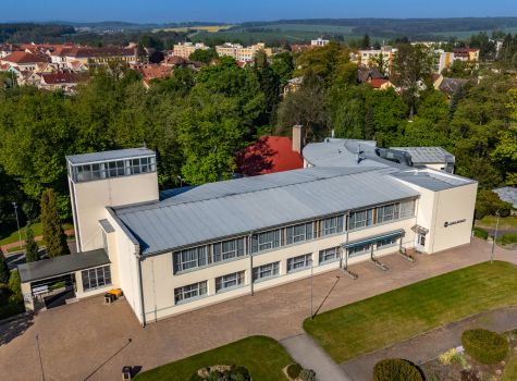 Lázeňský hotel Olga - pohled shora jídelna Jana