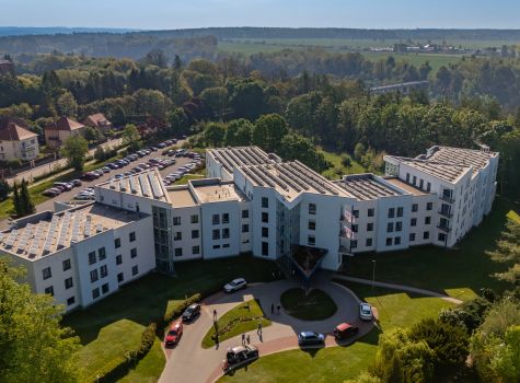 Lázeňský hotel Olga - pohled shora Olga