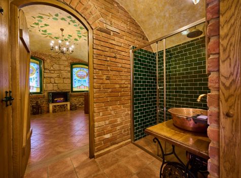 U Zlatého Beránka - 4. Beer spa - Alte brauerei - bathroom