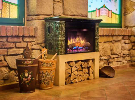 U Zlatého Beránka - 24. Spa Beerland Pilsen - detail fireplace