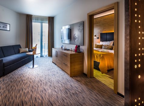 Hotel Galeria Thermal Bešeňová - Apartmán s výhledem do vodního parku