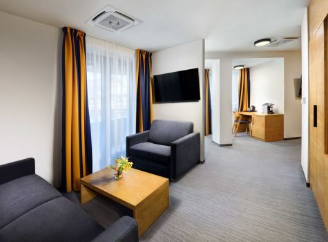 Hotel Galeria Thermal Bešeňová - Apartmán s výhledem do vodního parku
