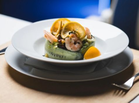 Parkhotel Golf**** - Salát_krevety_restaurace