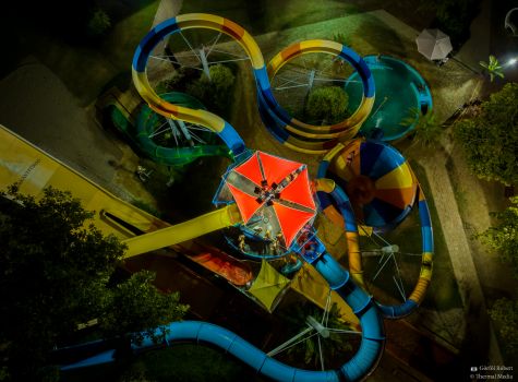 Hotel Essence Pogány - Régi csúszdapark felülről