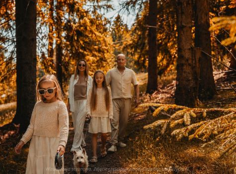 Forest Park Resort & Spa - Wizualizacja sezonowa. Zdjęcie częściowo zmodyfikowane przy użyciu AI.