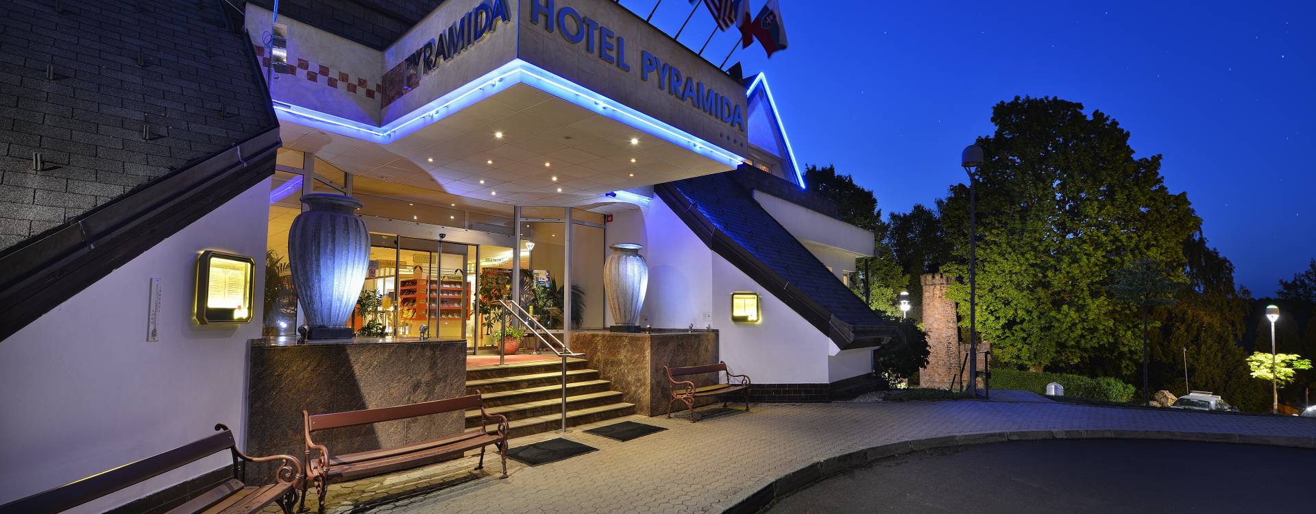 Lázeňský hotel Pyramida - uzavření hotelu z důvodu rekonstrukce