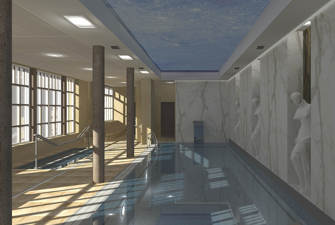 Nové wellness centrum s bazénem 