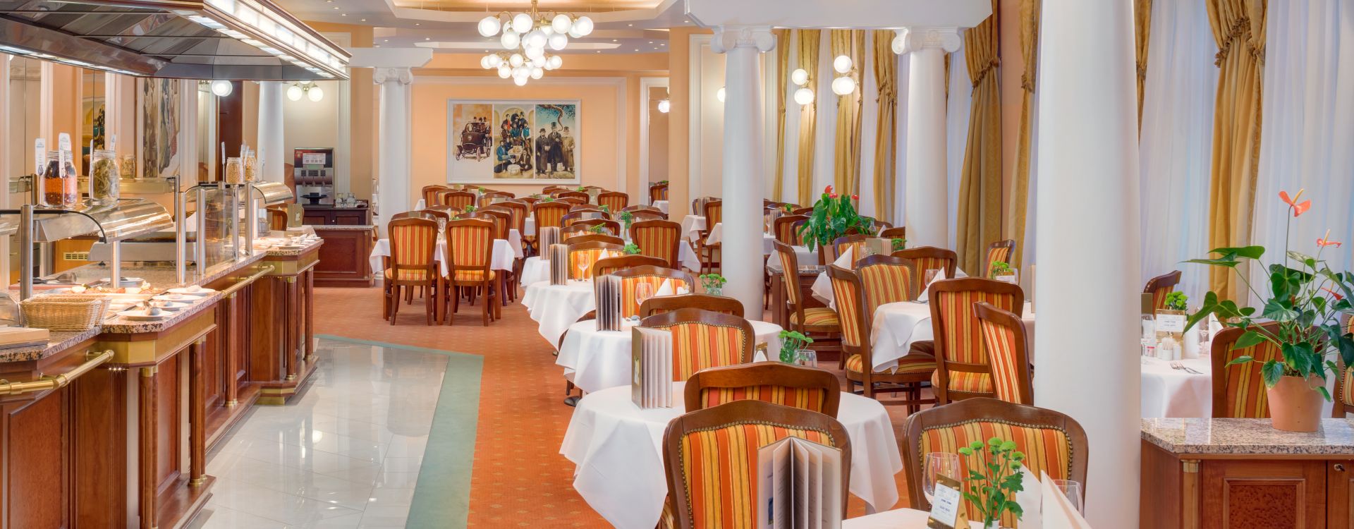 Rekonstrukce restaurace Goethe v hotelu Centrální Lázně 