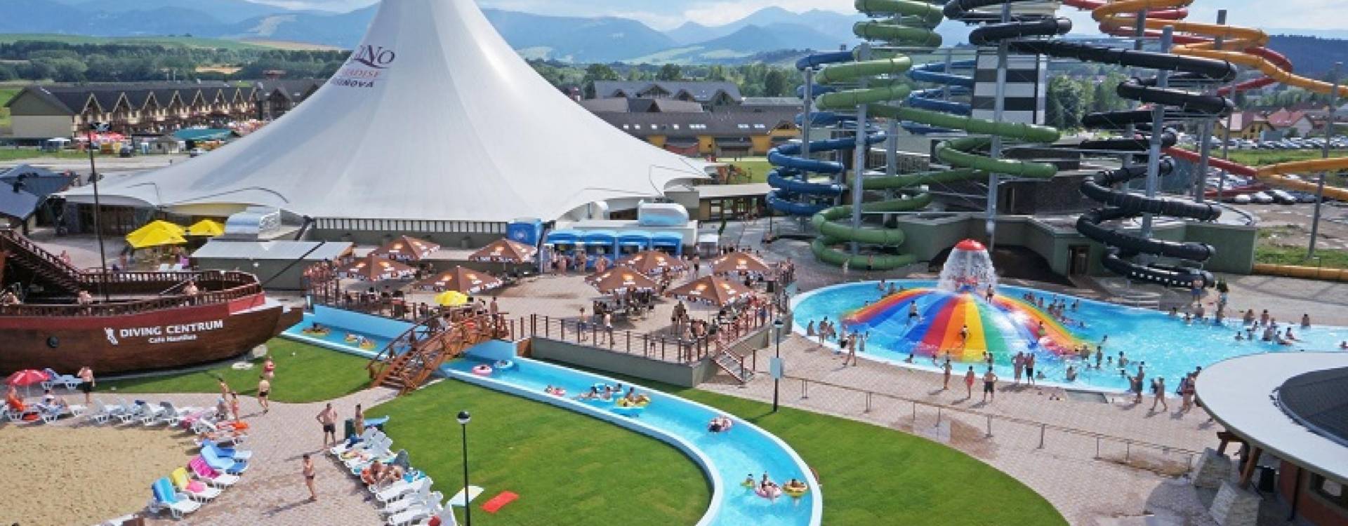 Vodní park Bešeňová - Provozní doba a otevření bazénů o květnových svátcích; plánovaná odstávka bazénové haly Átrium