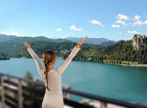Relaxace u jezera Bled