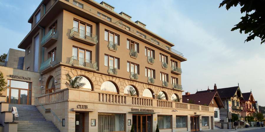 Hotel Alexandria, Lázně Luhačovice - informace o parkování